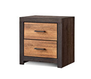 Caramel / licorice finish nightstand by Coaster additional picture 8