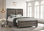 Affordable queen panel bed grey by Coaster additional picture 5