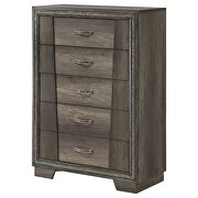 5-drawer chest grey by Coaster additional picture 7