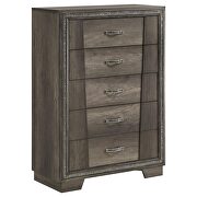 5-drawer chest grey by Coaster additional picture 9