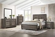 Affordable eastern king panel bed grey by Coaster additional picture 2