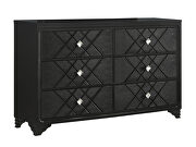 Midnight star wood finish dresser by Coaster additional picture 2