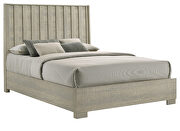 Neutral rough sawn gray oak finish queen bed by Coaster additional picture 5