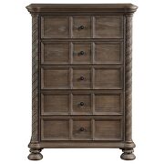 5-drawer chest walnut by Coaster additional picture 11