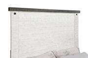 Eastern king panel bed distressed grey and white by Coaster additional picture 8