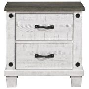 2-drawer nightstand distressed grey and white by Coaster additional picture 11