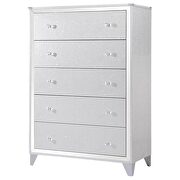 5-drawer chest silver by Coaster additional picture 6