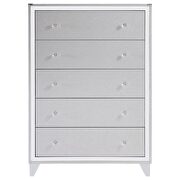 5-drawer chest silver by Coaster additional picture 7