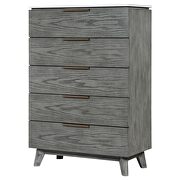 5-drawer chest white marble and grey by Coaster additional picture 8