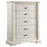 5-drawer chest antique white by Coaster additional picture 7