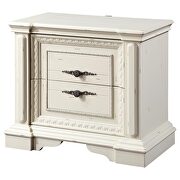 2-drawer nightstand with usb ports antique white by Coaster additional picture 7