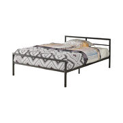 Full bed in a durable gunmetal powder coated finish by Coaster additional picture 2