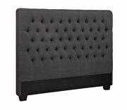 Transitional charcoal upholstered full bed by Coaster additional picture 3