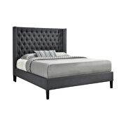 Charcoal fabric e king bed by Coaster additional picture 2