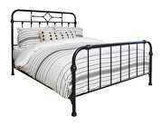 Heavy duty queen metal bed finished in matte black by Coaster additional picture 5