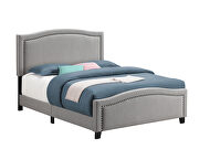Mineral linen-like fabric queen bed in casual style by Coaster additional picture 3