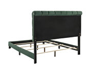 Green velvet queen bed by Coaster additional picture 4