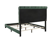 Green velvet full bed by Coaster additional picture 4