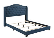Blue fabric queen bed by Coaster additional picture 3