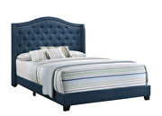 Blue fabric queen bed by Coaster additional picture 4
