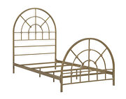 Metal twin bed in a gold powder coated finish by Coaster additional picture 5