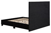 Upholstered tufted platform king bed black w/ optional back panels by Coaster additional picture 2