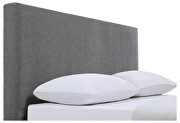 Textured gray fabric upholstery queen bed by Coaster additional picture 8