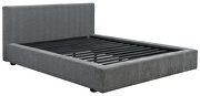 Textured gray fabric upholstery e king bed by Coaster additional picture 2
