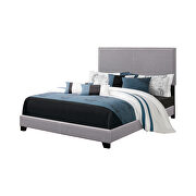 Upholstered gray full bed by Coaster additional picture 2