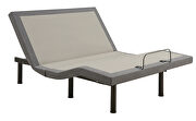 Full adjustable bed base grey and black by Coaster additional picture 6