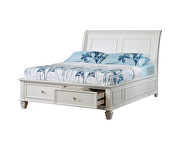Coastal white twin bed by Coaster additional picture 2