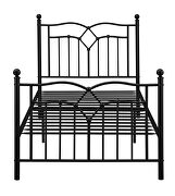Metal twin bed in a black powder coated finish by Coaster additional picture 4