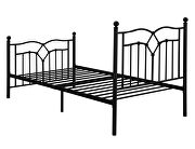 Metal twin bed in a black powder coated finish by Coaster additional picture 6