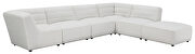 Natural faux sheepskin modular sectional couch by Coaster additional picture 3