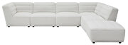 Natural faux sheepskin modular sectional couch by Coaster additional picture 5
