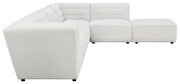 Natural faux sheepskin modular sectional couch by Coaster additional picture 7
