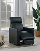 5 pc 3-seater home theater in black leatherette additional photo 3 of 3
