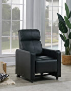 5 pc 3-seater home theater in black leatherette additional photo 4 of 3
