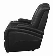 Motion power recliner chair in black by Coaster additional picture 4