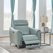 Power recliner sofa in seafoam leather / pvc by Coaster additional picture 7