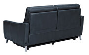 Blue finish performance leatherette upholstery power sofa by Coaster additional picture 12