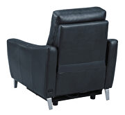 Blue finish performance leatherette upholstery power recliner chair by Coaster additional picture 6