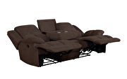 Six-piece modular power motion sectional upholstered in a brown performance-grade fabric by Coaster additional picture 20