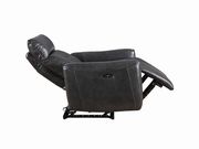 Power2 recliner chair in gray top grain leather by Coaster additional picture 2