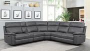 6 pc power2 sectional in gray breathable leatherette by Coaster additional picture 8