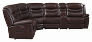 6 pc power2 sectional in brown leather / pvc by Coaster additional picture 3