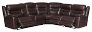 6 pc power2 sectional in brown leather / pvc by Coaster additional picture 5