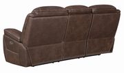 Power2 sofa in chocolate faux suede additional photo 2 of 11