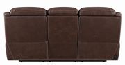 Power2 sofa in chocolate faux suede additional photo 4 of 11