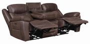 Power2 sofa in chocolate faux suede by Coaster additional picture 7